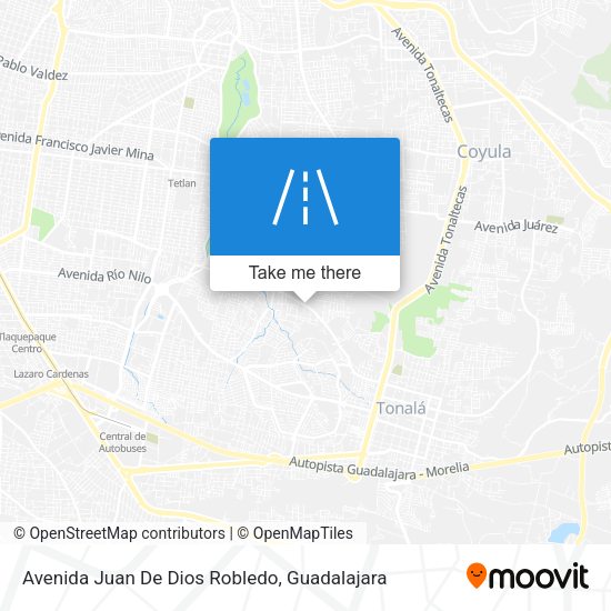 Mapa de Avenida Juan De Dios Robledo