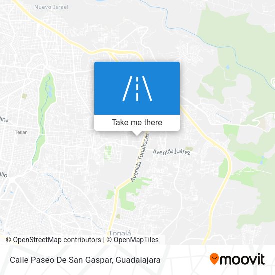 Calle Paseo De San Gaspar map