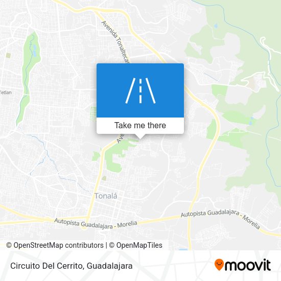 Mapa de Circuito Del Cerrito