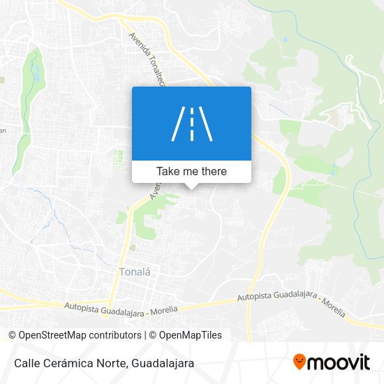 Calle Cerámica Norte map