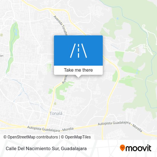 Calle Del Nacimiento Sur map