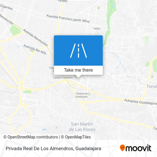 Mapa de Privada Real De Los Almendros