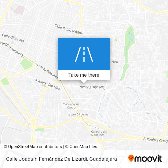 Calle Joaquín Fernández De Lizardi map