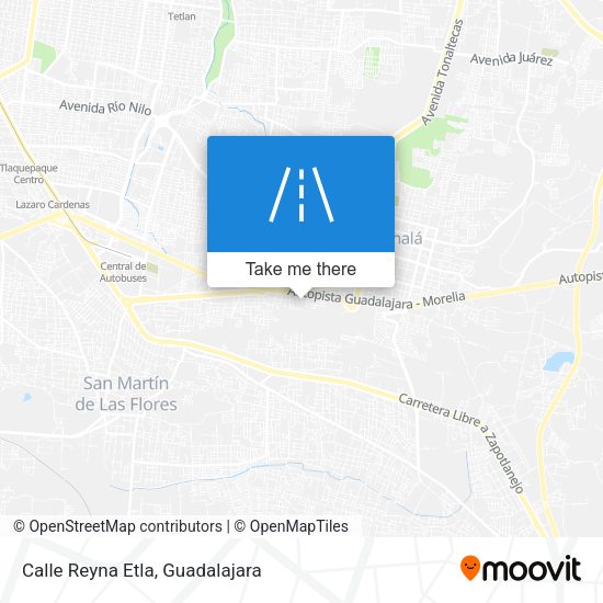 Calle Reyna Etla map
