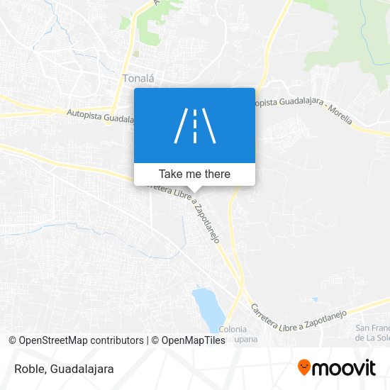 Mapa de Roble