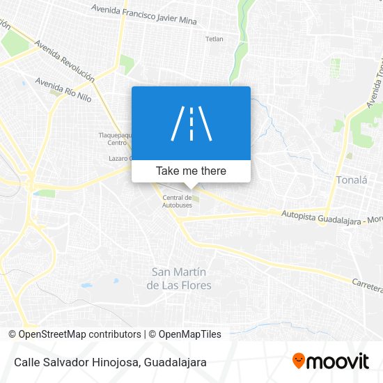Calle Salvador Hinojosa map