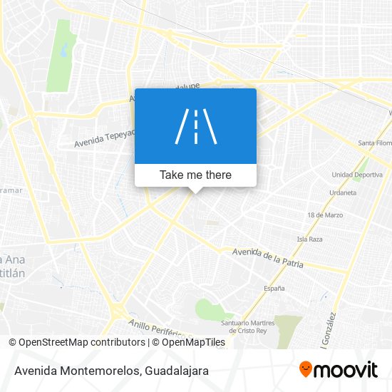 Avenida Montemorelos map