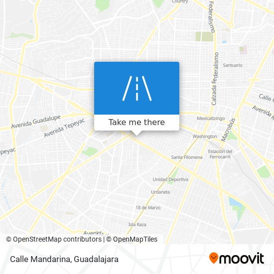 Calle Mandarina map