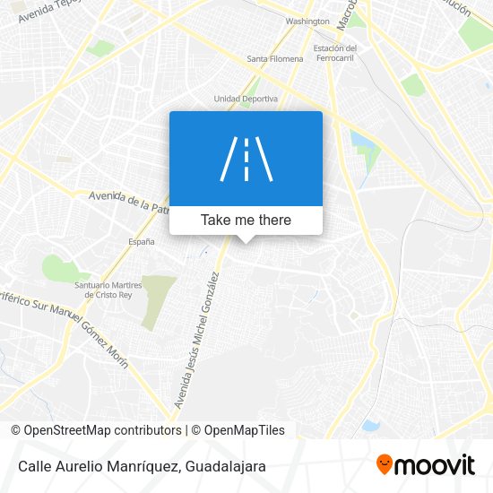Calle Aurelio Manríquez map