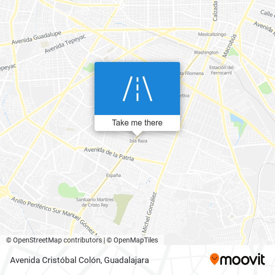 Avenida Cristóbal Colón map