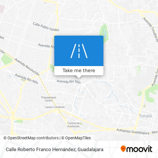 Mapa de Calle Roberto Franco Hernández