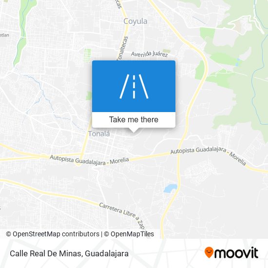 Calle Real De Minas map