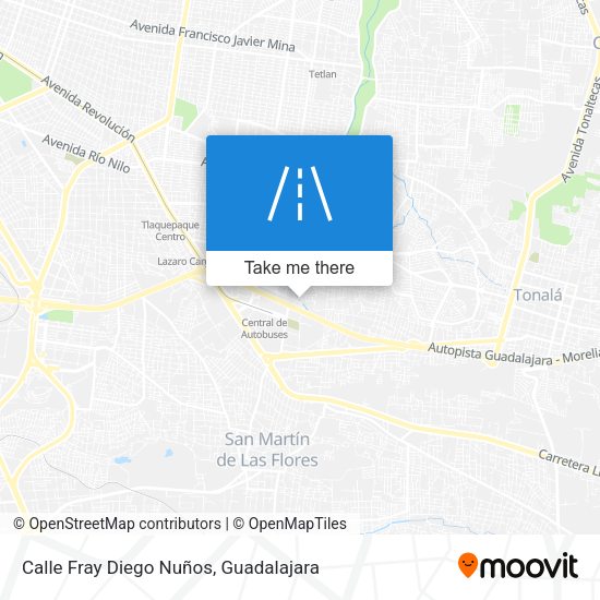 Calle Fray Diego Nuños map