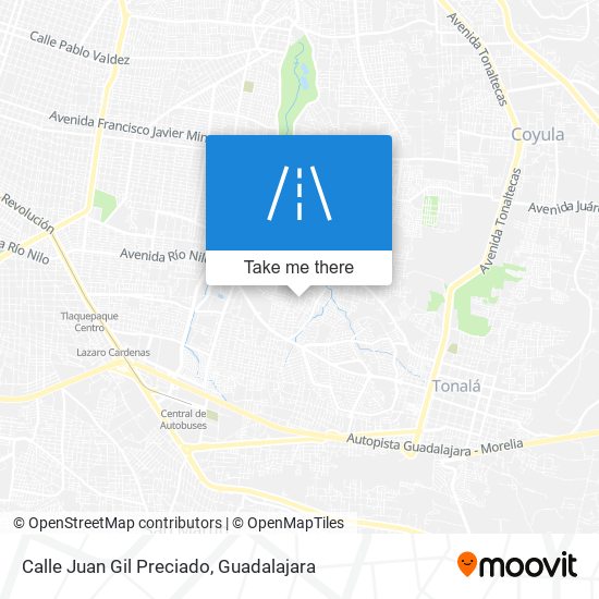 Mapa de Calle Juan Gil Preciado