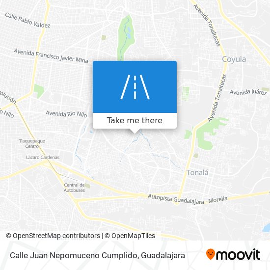 Calle Juan Nepomuceno Cumplido map