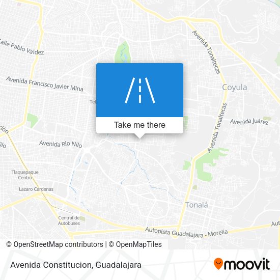Avenida Constitucion map