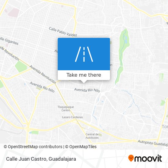 Calle Juan Castro map