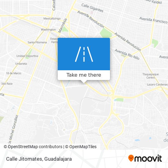 Calle Jitomates map