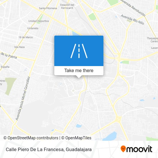 Calle Piero De La Francesa map