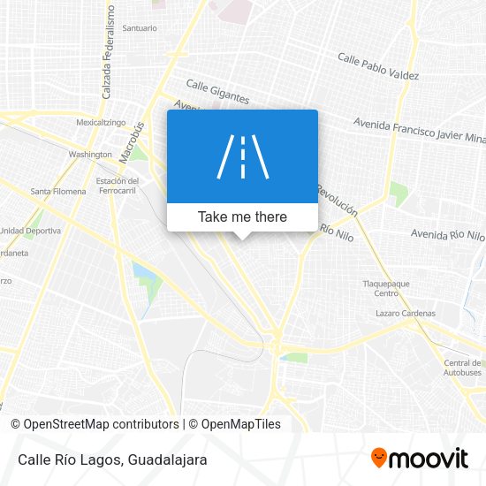 Mapa de Calle Río Lagos
