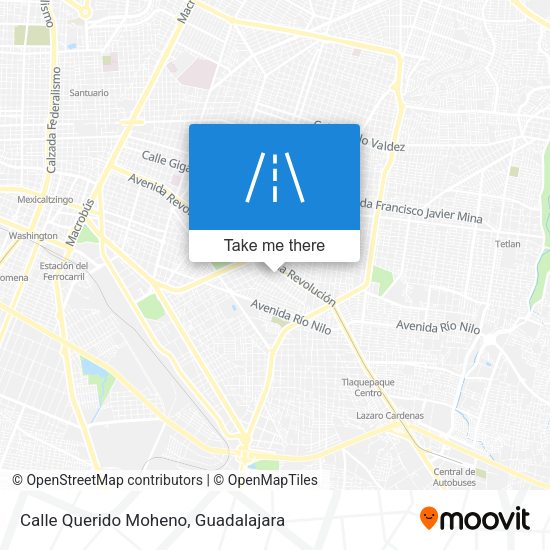 Calle Querido Moheno map