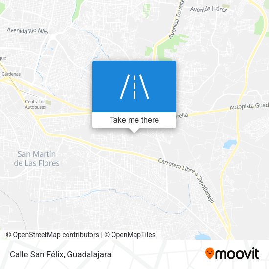Calle San Félix map