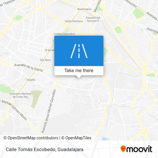 Calle Tomás Escobedo map