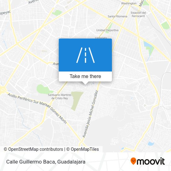 Calle Guillermo Baca map