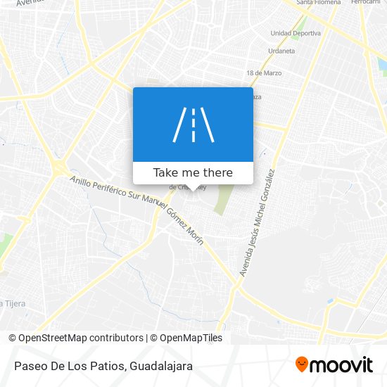 Mapa de Paseo De Los Patios