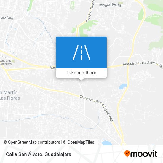 Mapa de Calle San Álvaro