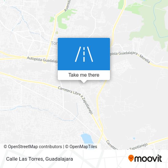 Mapa de Calle Las Torres