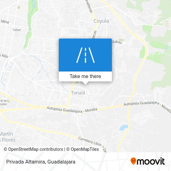 Mapa de Privada Altamira