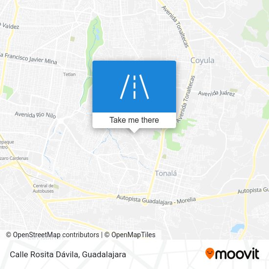 Calle Rosita Dávila map