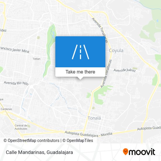 Calle Mandarinas map