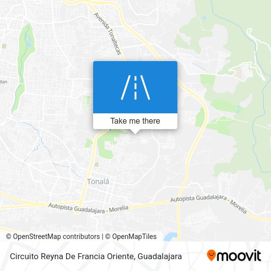Mapa de Circuito Reyna De Francia Oriente