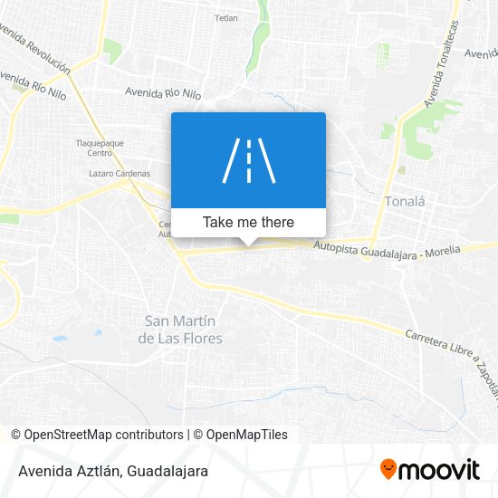 Mapa de Avenida Aztlán