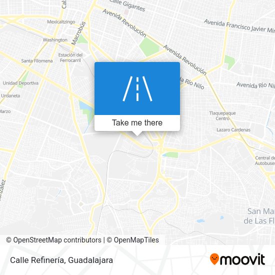 Calle Refinería map