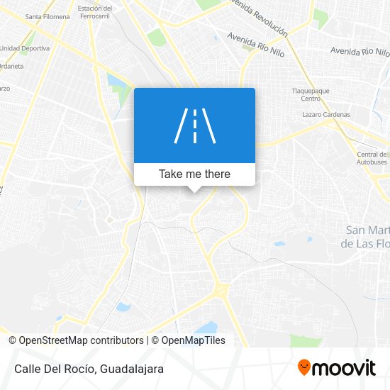 Calle Del Rocío map