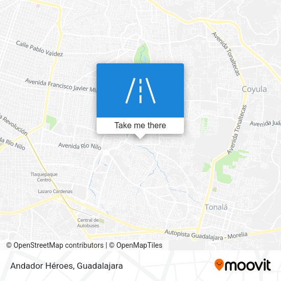 Andador Héroes map