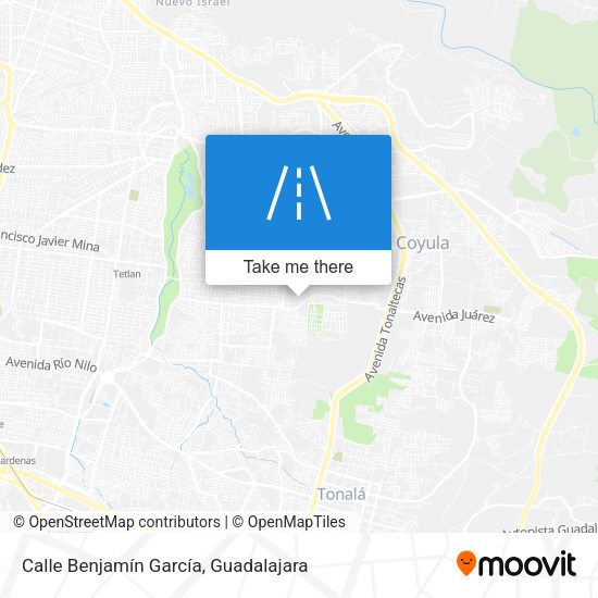 Calle Benjamín García map