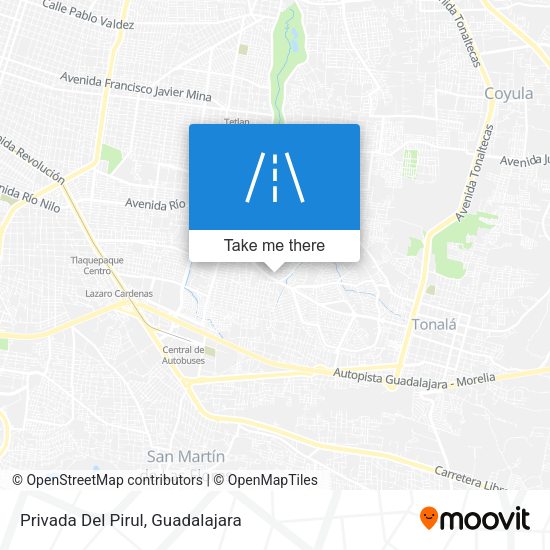 Privada Del Pirul map