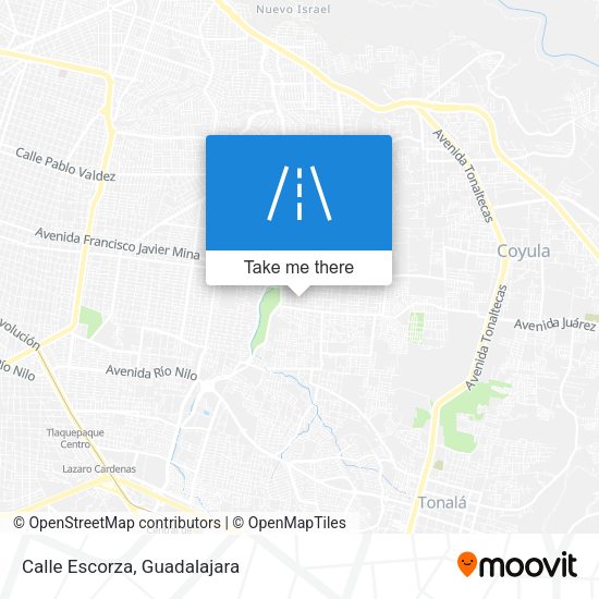 Mapa de Calle Escorza
