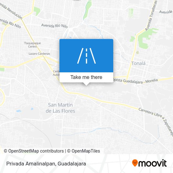 Privada Amalinalpan map