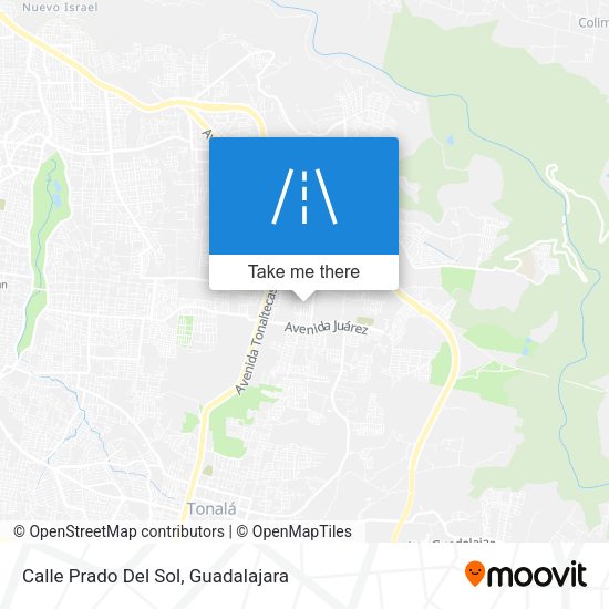 Calle Prado Del Sol map