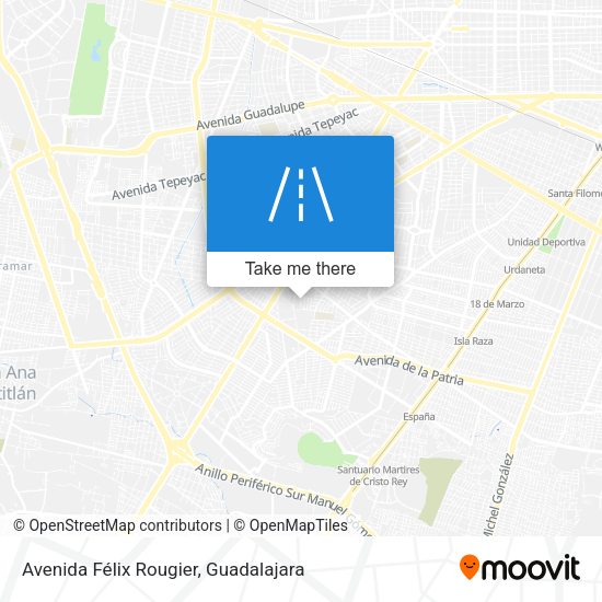 Avenida Félix Rougier map