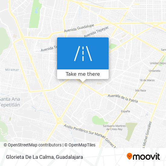 Glorieta De La Calma map