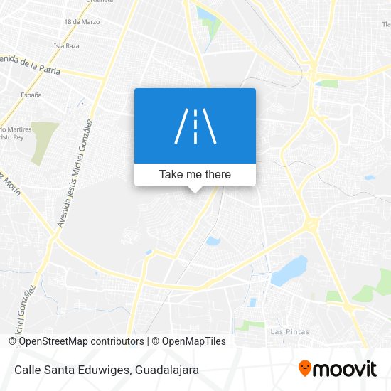Mapa de Calle Santa Eduwiges