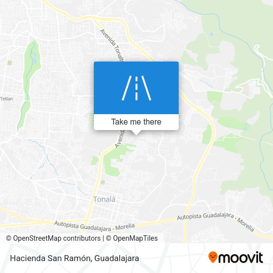 Mapa de Hacienda San Ramón