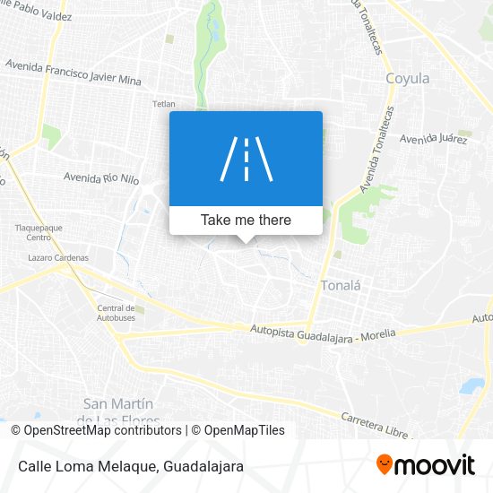 Calle Loma Melaque map