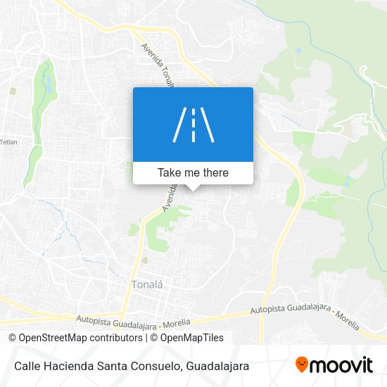 Calle Hacienda Santa Consuelo map